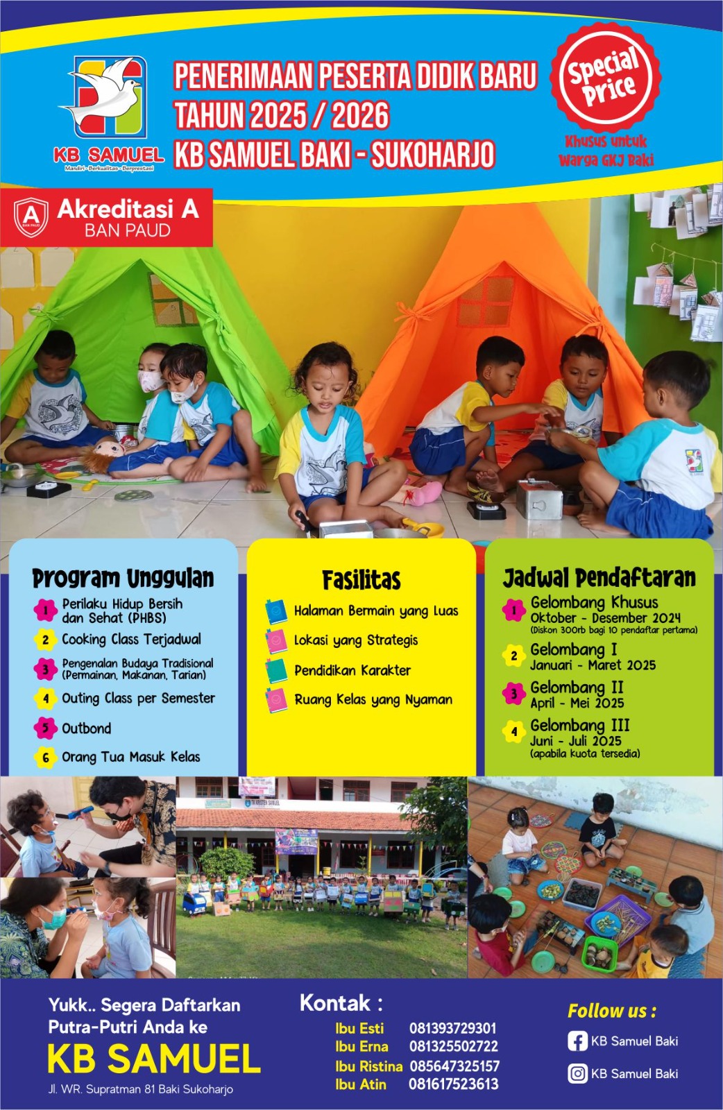 Komisi Pendidikan KB, kegiatan, Penerimaan Peserta Didik Baru KB Samuel Baki Tahun 2025 / 2026, gereja kristen jawa, gkj, gkj baki, gereja kristen jawa baki, baki, sukoharjo, gkj klasis sukoharjo, klasis sukoharjo, klasis, sinode gkj, sinode 