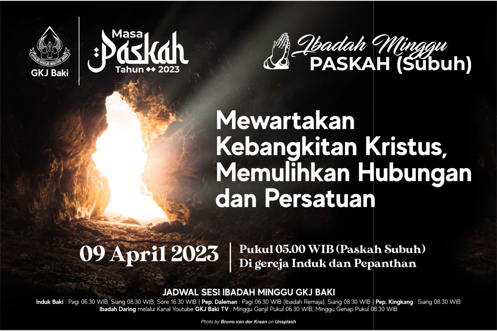 Ibadah Paskah Subuh, Komisi Ibadah, gereja kristen jawa, gkj, gkj baki, gereja kristen jawa baki, baki, sukoharjo, gkj klasis sukoharjo, klasis sukoharjo, klasis, sinode gkj, sinode 