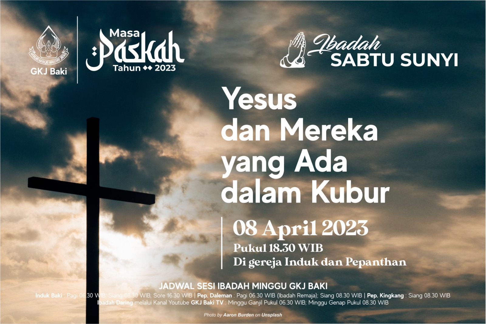 Ibadah Sabtu Sunyi, gereja kristen jawa, gkj, gkj baki, gereja kristen jawa baki, baki, sukoharjo, gkj klasis sukoharjo, klasis sukoharjo, klasis, sinode gkj, sinode 