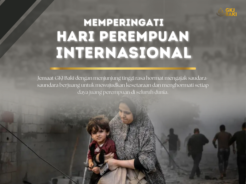 Memperingati Hari Perempuan Internasional , gereja kristen jawa, gkj, gkj baki, gereja kristen jawa baki, baki, sukoharjo, gkj klasis sukoharjo, klasis sukoharjo, klasis, sinode gkj, sinode 