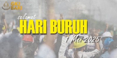 Selamat Hari Buruh Internasional, gereja kristen jawa, gkj, gkj baki, gereja kristen jawa baki, baki, sukoharjo, gkj klasis sukoharjo, klasis sukoharjo, klasis, sinode gkj, sinode 