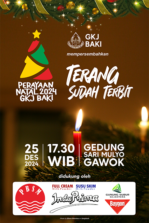 warta jemaat, Perayaan Natal Keluarga Besar GKJ Baki 2024 , gereja kristen jawa, gkj, gkj baki, gereja kristen jawa baki, baki, sukoharjo, gkj klasis sukoharjo, klasis sukoharjo, klasis, sinode gkj, sinode 